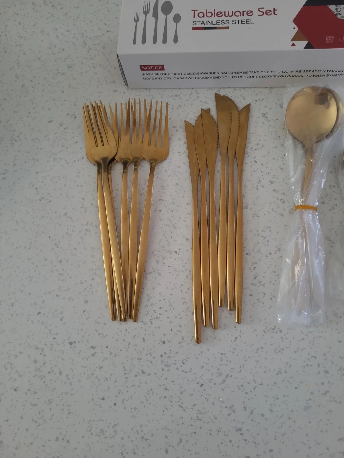 Set of Gold Cutlery – photo 2